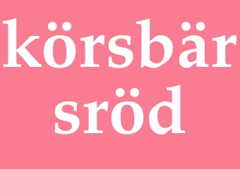 Synonym körsbärsröd