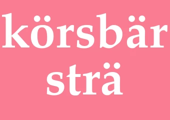 Synonym körsbärsträ