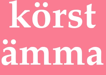 Synonym körstämma