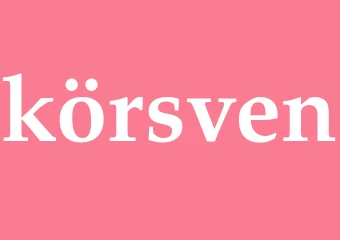 Synonym körsven