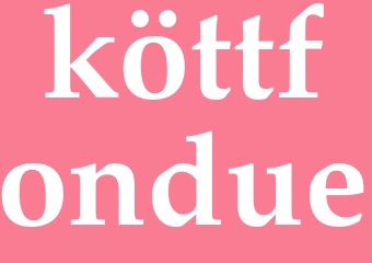 Synonym köttfondue