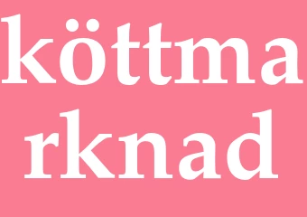 Synonym köttmarknad