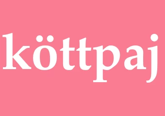 Synonym köttpaj