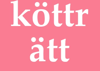 Synonym kötträtt