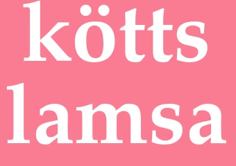 Synonym köttslamsa