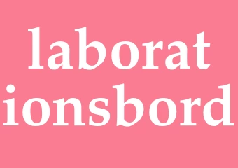 Synonym laborationsbord