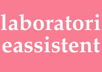 Synonym laboratorieassistent
