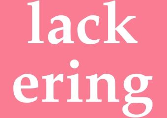 Synonym lackering
