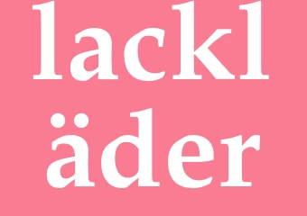 Synonym lackläder
