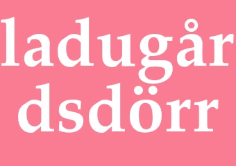 Synonym ladugårdsdörr