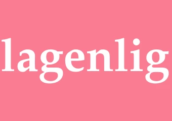 Synonym lagenlig