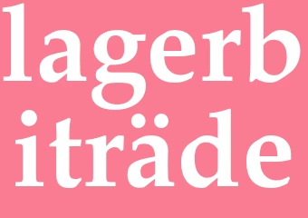 Synonym lagerbiträde