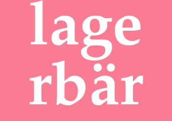 Synonym lagerbär