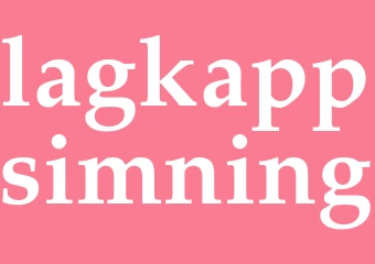 Synonym lagkappsimning