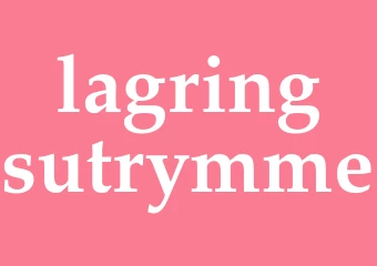 Synonym lagringsutrymme
