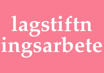 Synonym lagstiftningsarbete