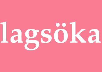 Synonym lagsöka