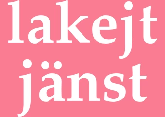 Synonym lakejtjänst