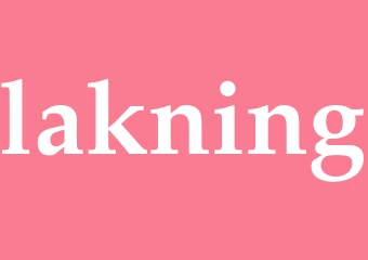Synonym lakning