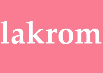 Synonym lakrom