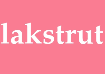 Synonym lakstrut