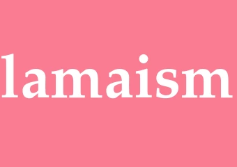 Synonym lamaism