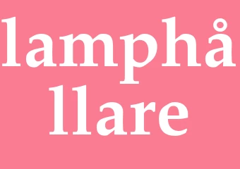 Synonym lamphållare
