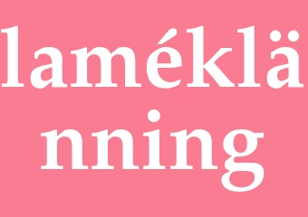 Synonym laméklänning