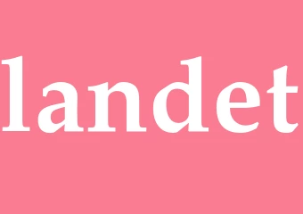 Synonym landet