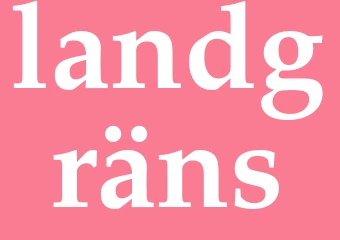 Synonym landgräns