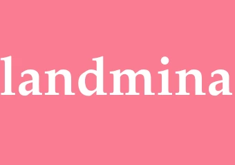 Synonym landmina