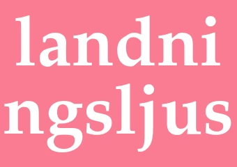 Synonym landningsljus