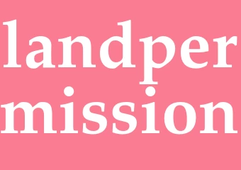 Synonym landpermission