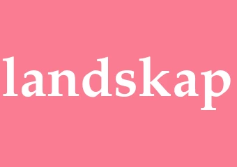 Synonym landskap