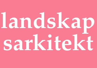 Synonym landskapsarkitekt