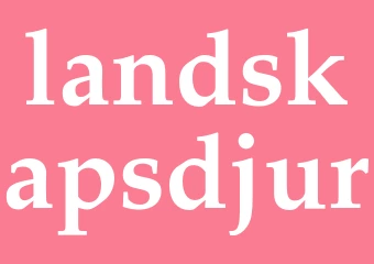 Synonym landskapsdjur