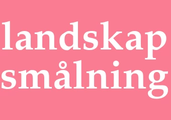 Synonym landskapsmålning