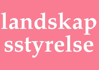 Synonym landskapsstyrelse