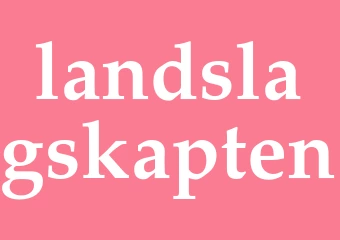 Synonym landslagskapten