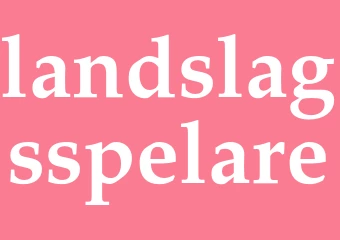 Synonym landslagsspelare