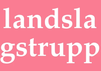Synonym landslagstrupp