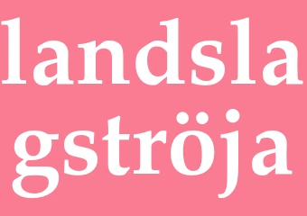 Synonym landslagströja