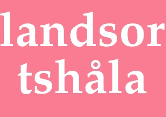 Synonym landsortshåla