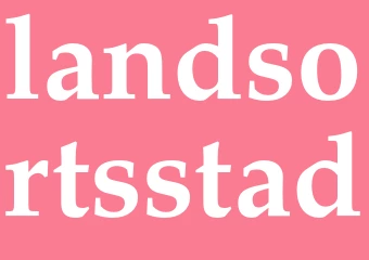 Synonym landsortsstad