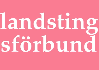 Synonym landstingsförbund
