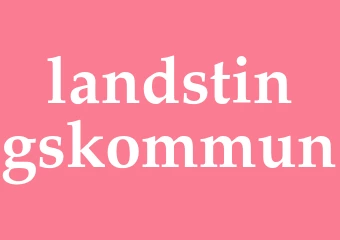 Synonym landstingskommun