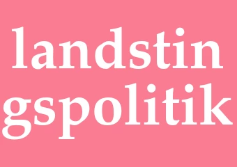 Synonym landstingspolitik