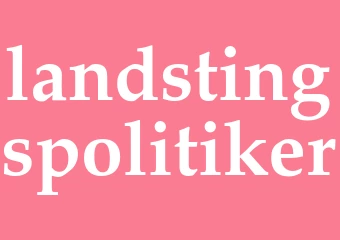 Synonym landstingspolitiker