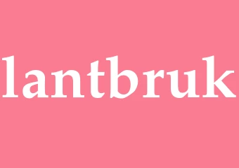 Synonym lantbruk