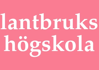 Synonym lantbrukshögskola